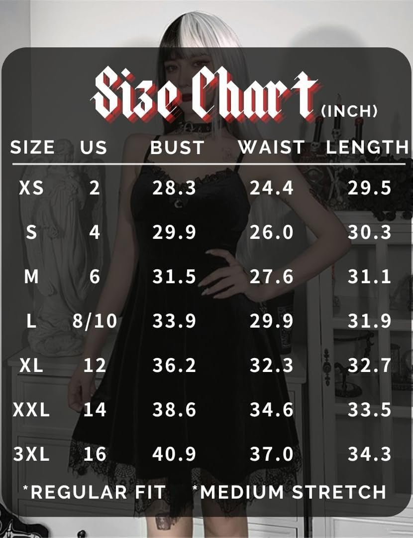 Gothic Clothes Dress Lace Mini Sleeveless 